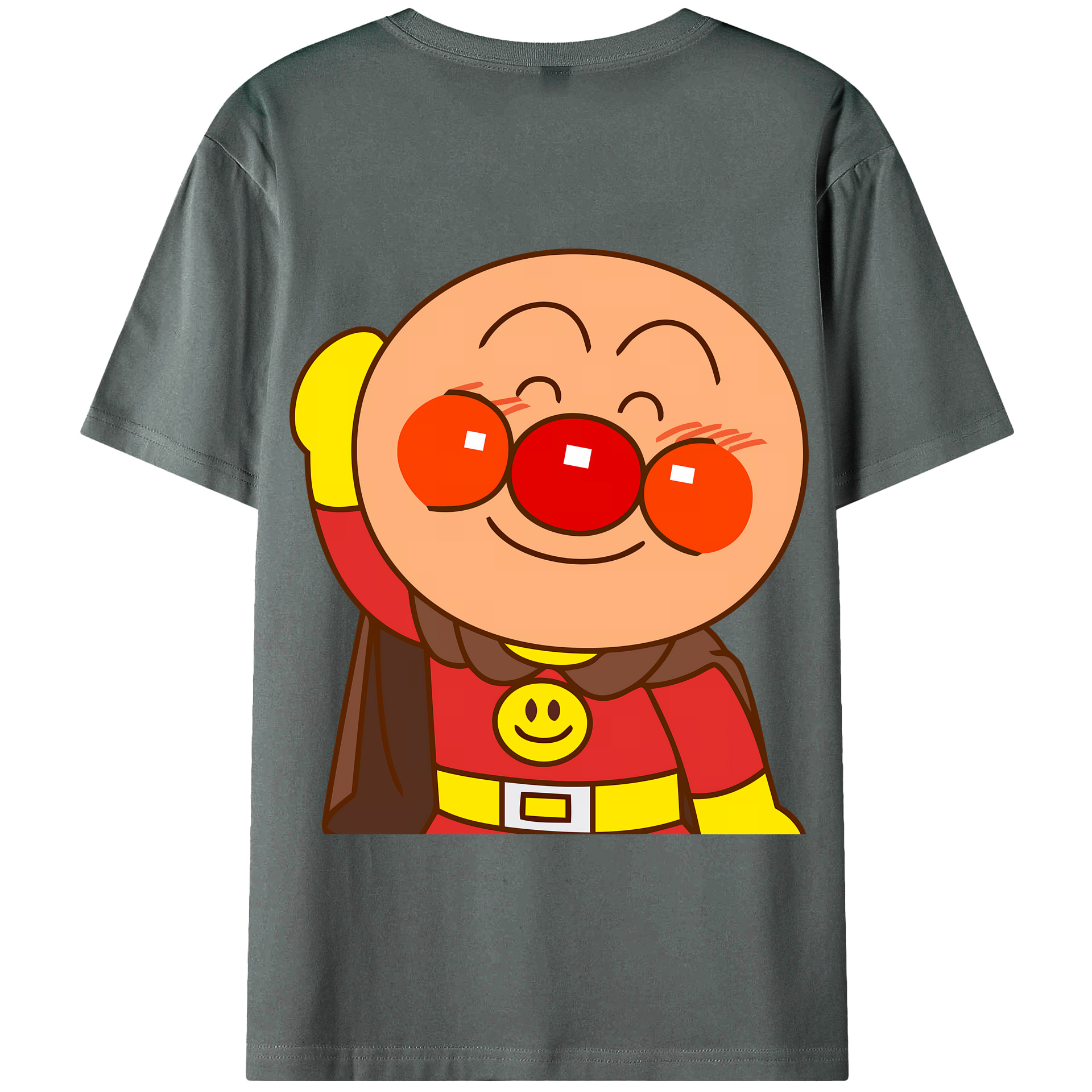 （画像用） アンパンマン Anpanman 綿100％半袖Tシャツ（背面プリント）